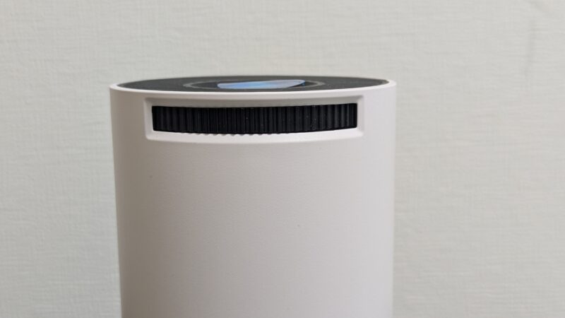 Philoentプロジェクター本体上部のピント調整ダイヤル