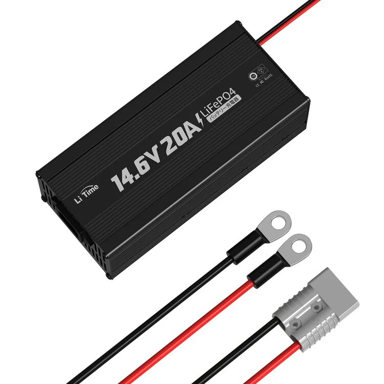 LiTime 12V 20A バッテリー充電器画像
